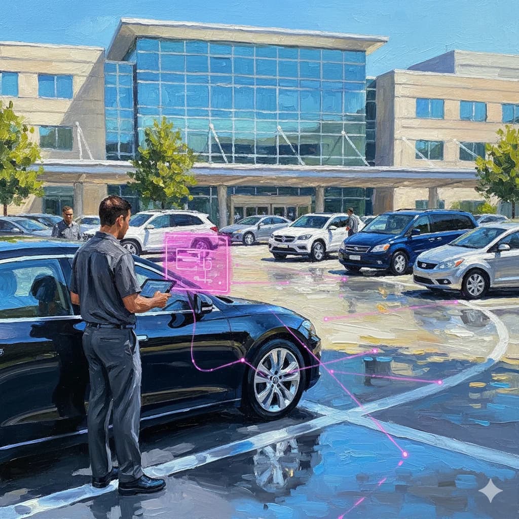Hospitals valet setting
